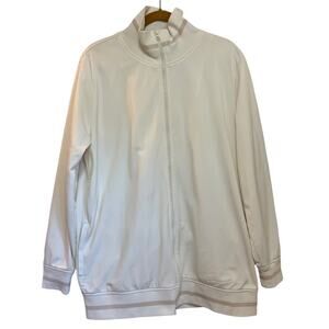 Puma X Rihanna Fenty Women's Zip Up Track Jacket Cream size L